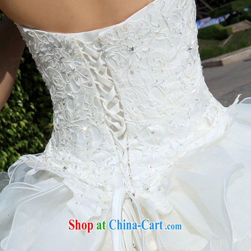 The bride's wedding dresses exquisite beaded Deluxe Big-tail wedding sweet Princess wedding A L 986, a bride, and shopping on the Internet
