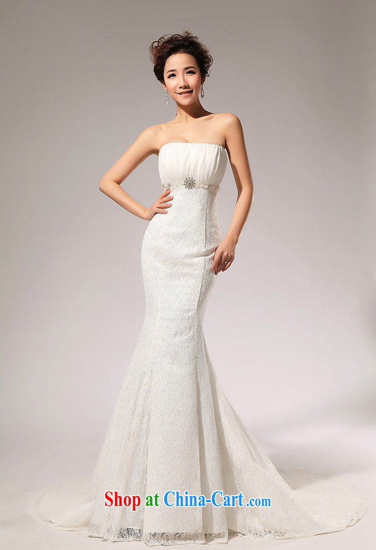 Moon 珪 guijin 2014 new Princess wedding dresses three-dimensional lace Korean crowsfoot tail tied behind with wedding a 7m White L code from Suzhou shipping pictures, price, brand platters! Elections are good character, the national distribution, so why buy now enjoy more preferential! Health