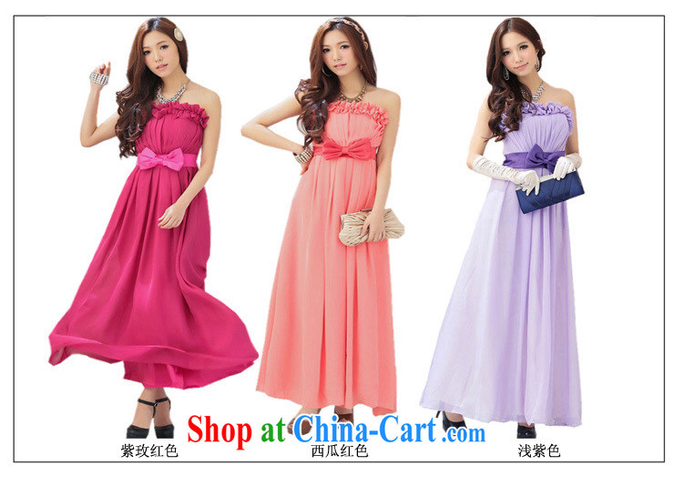 The Parting Long Dream wiped off chest dress 2015 Korean version of the new women married women toast moderator stage dresses 4269 melon red XL pictures, price, brand platters! Elections are good character, the national distribution, so why buy now enjoy more preferential! Health