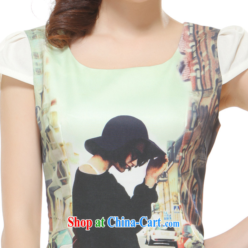Slim li know 2015 spring and summer New China's impressive antique improved fashion cheongsam dress QR 511 abstract XL - pre-sale 15 days, slim Li (Q . LIZHI), online shopping