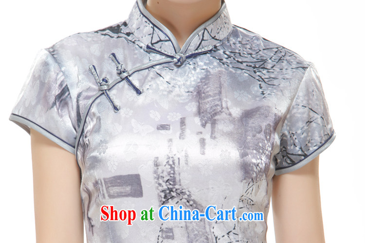 Slim li know summer 2015 new tree stains on Tang with Ms. gray retro improved stylish shirt QC 3 - 112 figure XXXL pictures, price, brand platters! Elections are good character, the national distribution, so why buy now enjoy more preferential! Health