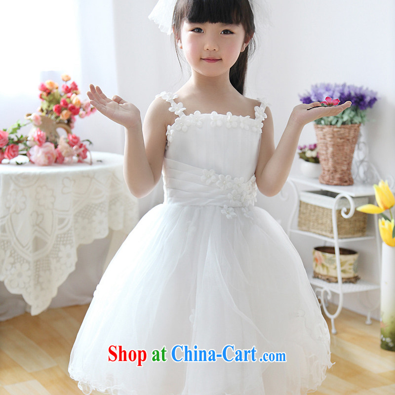 Moon 珪 guijin flowers with hanging flower dress Princess dress flower dress children's wear T 28 m White 10, 7 Day Shipping Suzhou, 珪 Keun (guijin), online shopping