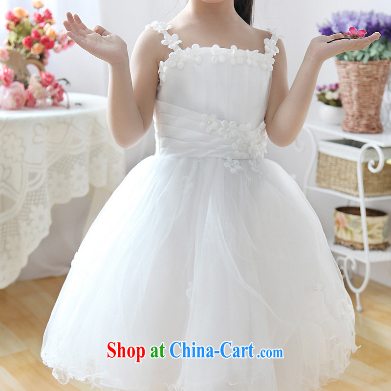 Moon 珪 guijin flowers with hanging flower dress Princess dress flower dress children's wear T 28 m White 10, 7 Day Shipping Suzhou, 珪 Keun (guijin), online shopping