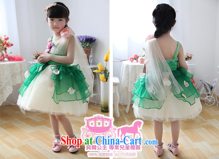 Moon 珪 guijin dresses children show children serving dance clothing sleeveless Princess dress T 32 green 10 yards from Suzhou shipping pictures, price, brand platters! Elections are good character, the national distribution, so why buy now enjoy more preferential! Health