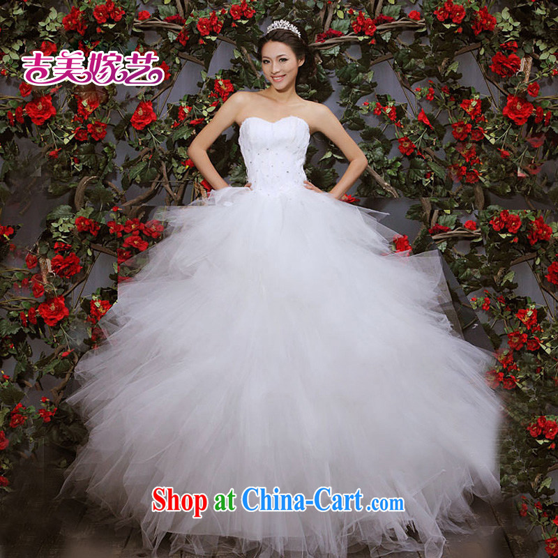 Feather wedding dresses Jimmy married arts 2013 new erase chest Korean shaggy dress with 188 bridal wedding photo color XXL