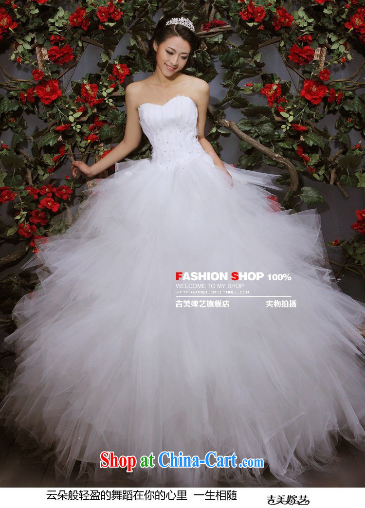 Feather wedding dresses Jimmy married arts 2013 new erase chest Korean shaggy dress with 188 bridal wedding photo color XXL pictures, price, brand platters! Elections are good character, the national distribution, so why buy now enjoy more preferential! Health
