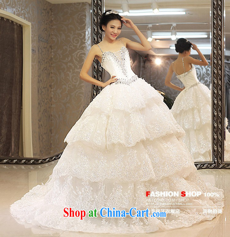 wedding dresses Jimmy married arts 2013 new strap with Korean sweet Princess skirt tail HT 899 bridal wedding white XL pictures, price, brand platters! Elections are good character, the national distribution, so why buy now enjoy more preferential! Health