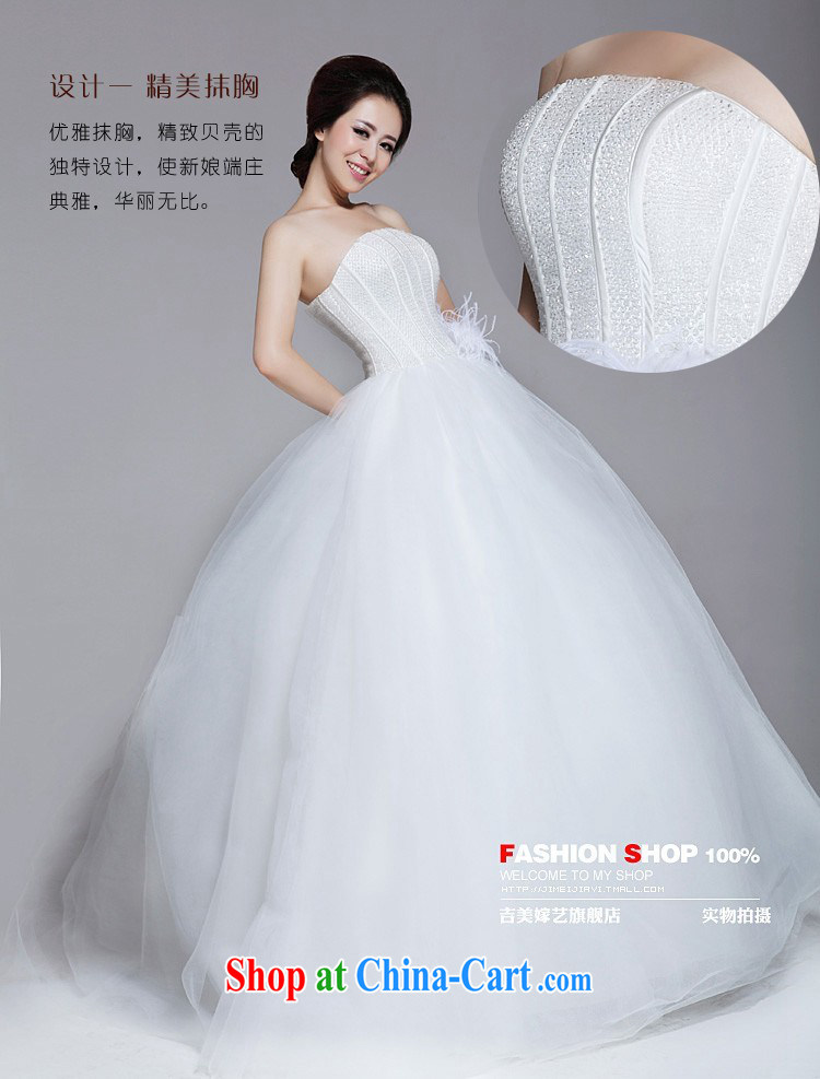 wedding dresses Jimmy married arts 2013 new erase chest Korean shaggy dress ostrich 508 gross with bridal wedding white XXXL pictures, price, brand platters! Elections are good character, the national distribution, so why buy now enjoy more preferential! Health