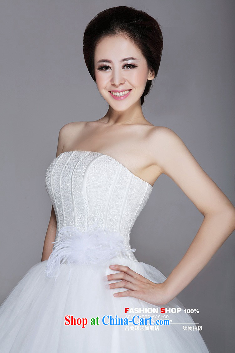 wedding dresses Jimmy married arts 2013 new erase chest Korean shaggy dress ostrich 508 gross with bridal wedding white XXXL pictures, price, brand platters! Elections are good character, the national distribution, so why buy now enjoy more preferential! Health