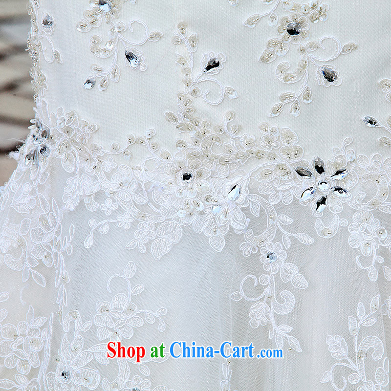 The bride crowsfoot, shoulders and tail wedding dresses 2015 New Deluxe nail Pearl wedding A L 985, a bride, and shopping on the Internet