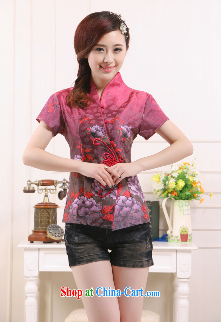 Summer 2015 new, Ms. Tang new stylish improved cultivation short shirt elegant qipao slim li know QW - 115 fuchsia XXL pictures, price, brand platters! Elections are good character, the national distribution, so why buy now enjoy more preferential! Health