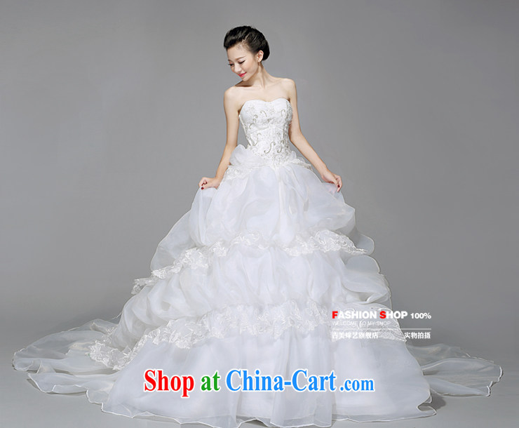 Vladimir Putin, and the wedding dresses Jimmy married arts 2015 new wipe chest Korean Princess skirt tail HS 615 bridal wedding white XXL pictures, price, brand platters! Elections are good character, the national distribution, so why buy now enjoy more preferential! Health