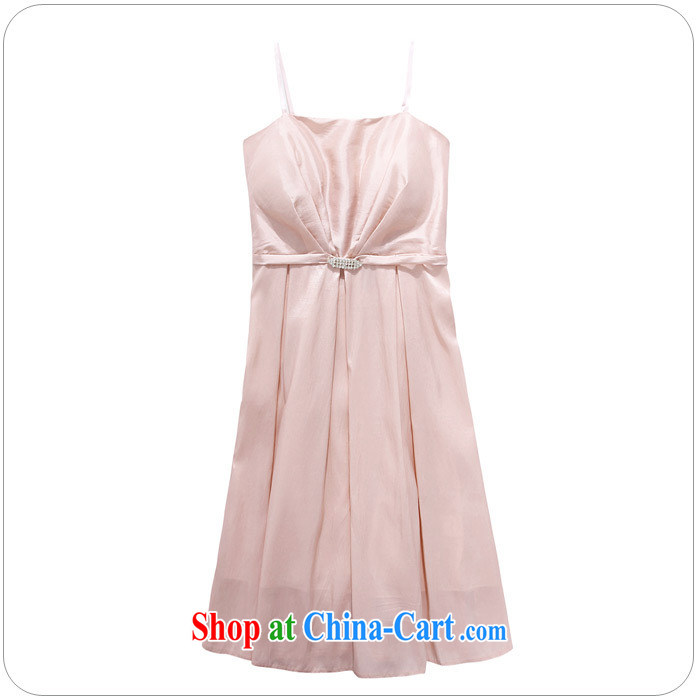 The parting the code strap with small dress 2015 Korean version of the new women short banquet bridesmaid sister graphics thin waist drill conducted dress skirt 4544 wine red XXXL pictures, price, brand platters! Elections are good character, the national distribution, so why buy now enjoy more preferential! Health