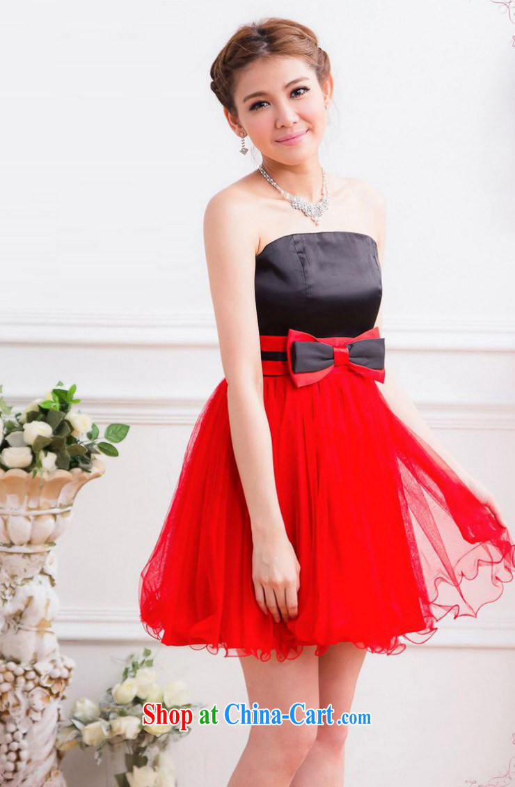 The heartrending bowtie Princess small dress 2015 Korean short wedding banquet hosted bridal bridesmaid wedding toast wiped chest small dress skirt 45 green XL pictures, price, brand platters! Elections are good character, the national distribution, so why buy now enjoy more preferential! Health