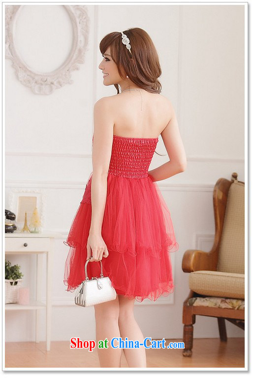 The heartrending larger graphics thin cake small dress skirt 2015 Korean short the marriage banquet bridesmaid wedding Beauty Chest wiped shaggy skirts 459 white XXXL pictures, price, brand platters! Elections are good character, the national distribution, so why buy now enjoy more preferential! Health