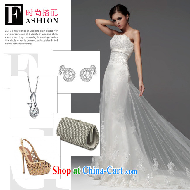 A yarn wedding dresses 2015 new Korean-style bare chest wedding-waist crowsfoot lace wedding NW 0702 white XL code 20 days pre-sale pictures, price, brand platters! Elections are good character, the national distribution, so why buy now enjoy more preferential! Health