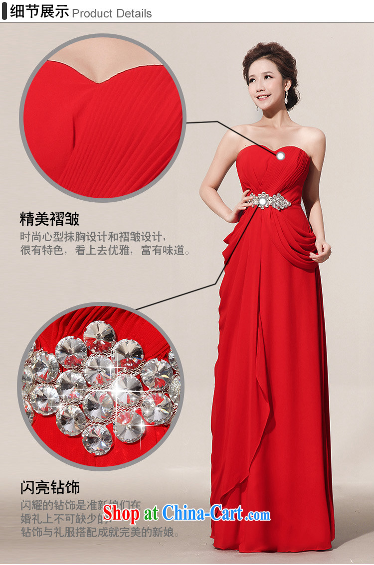 Moon 珪 guijin erase chest flash drill long red bridal wedding dress LF 108 large red XL code from Suzhou shipping pictures, price, brand platters! Elections are good character, the national distribution, so why buy now enjoy more preferential! Health