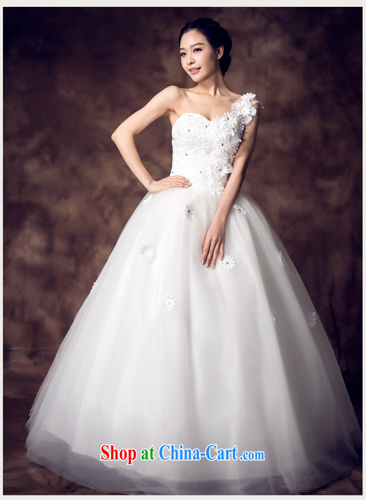 Paul love Ms Audrey EU Yuet-mee, RobinIvy) wedding dresses 2015 new single shoulder, Japan, and South Korea wedding H 13,702 white XL pictures, price, brand platters! Elections are good character, the national distribution, so why buy now enjoy more preferential! Health