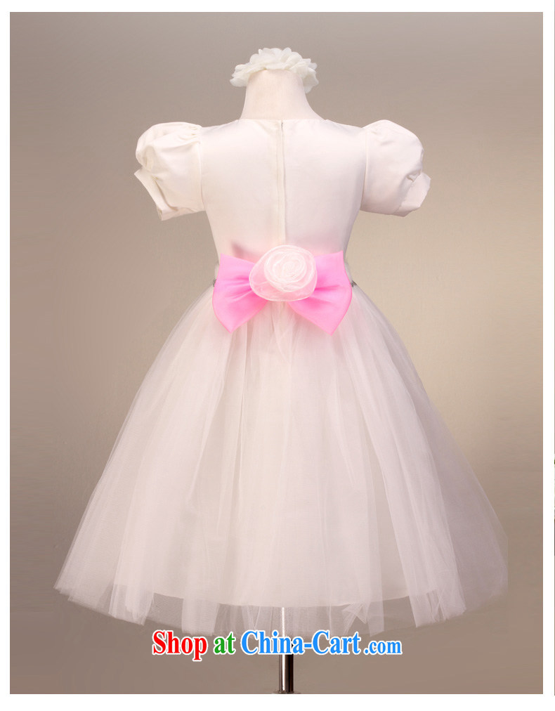 MSLover short-sleeved parquet drill shaggy skirts girls Princess dress children dance stage dress wedding dress flower girl dress 5802 white 4 pictures, price, brand platters! Elections are good character, the national distribution, so why buy now enjoy more preferential! Health