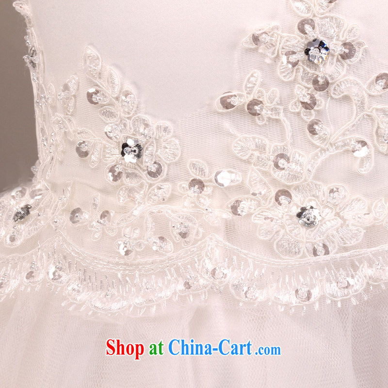 MSLover high-end lace sleeveless dress girls dress Princess dress performances wedding dress flower girl dress 5813 white 4, name, Elizabeth (MSLOVER), online shopping