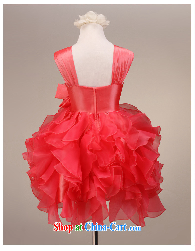 MSLover strap with floral shaggy skirts girls Princess dress children dance stage dress wedding dress flower girl dress 9081 melon red 6 pictures, price, brand platters! Elections are good character, the national distribution, so why buy now enjoy more preferential! Health