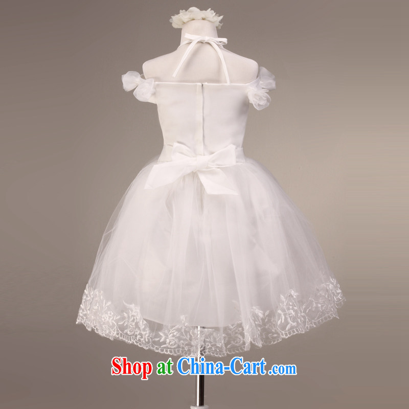Hang MSLover also lace shaggy skirts girls Princess dress children's dance stage dress flower girl dress FD 130,613 m White 4, name, Mona Lisa (MSLOVER), online shopping