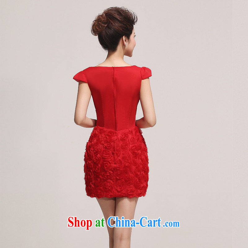 Diane M Qi 2014 new small dress red sexy beauty dress toast Stage service shadow floor photography red L, Diane M Ki, online shopping
