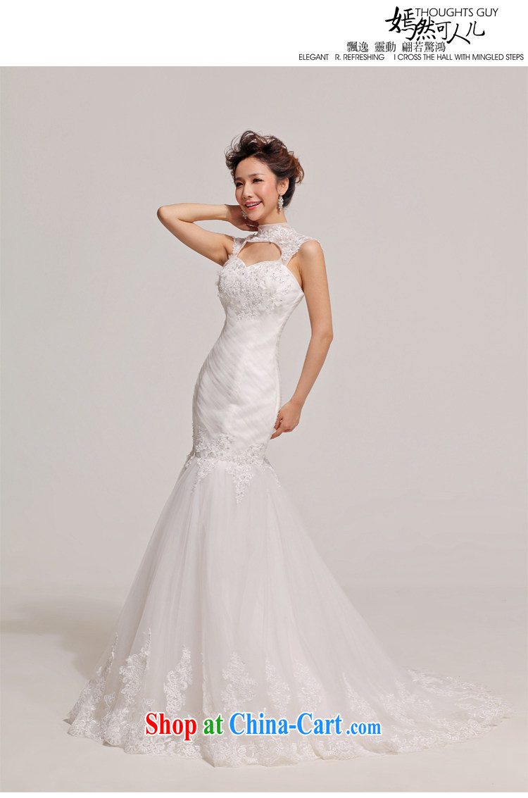 Diane M Ki wedding dresses new 2014 the waist crowsfoot tail Korean Princess a field shoulder lace wedding white L pictures, price, brand platters! Elections are good character, the national distribution, so why buy now enjoy more preferential! Health