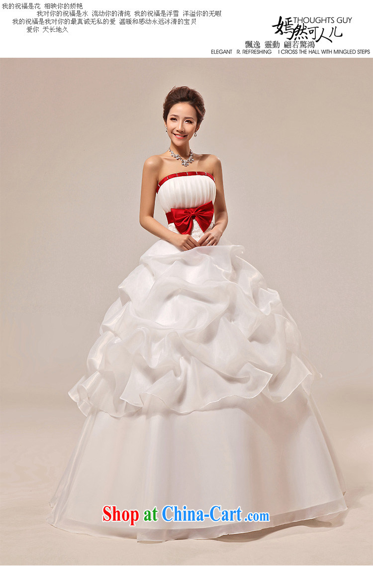 Diane M Ki new wedding dresses stylish Korean sweet Princess Mary Magdalene chest strap marriages wedding dresses white XXL pictures, price, brand platters! Elections are good character, the national distribution, so why buy now enjoy more preferential! Health