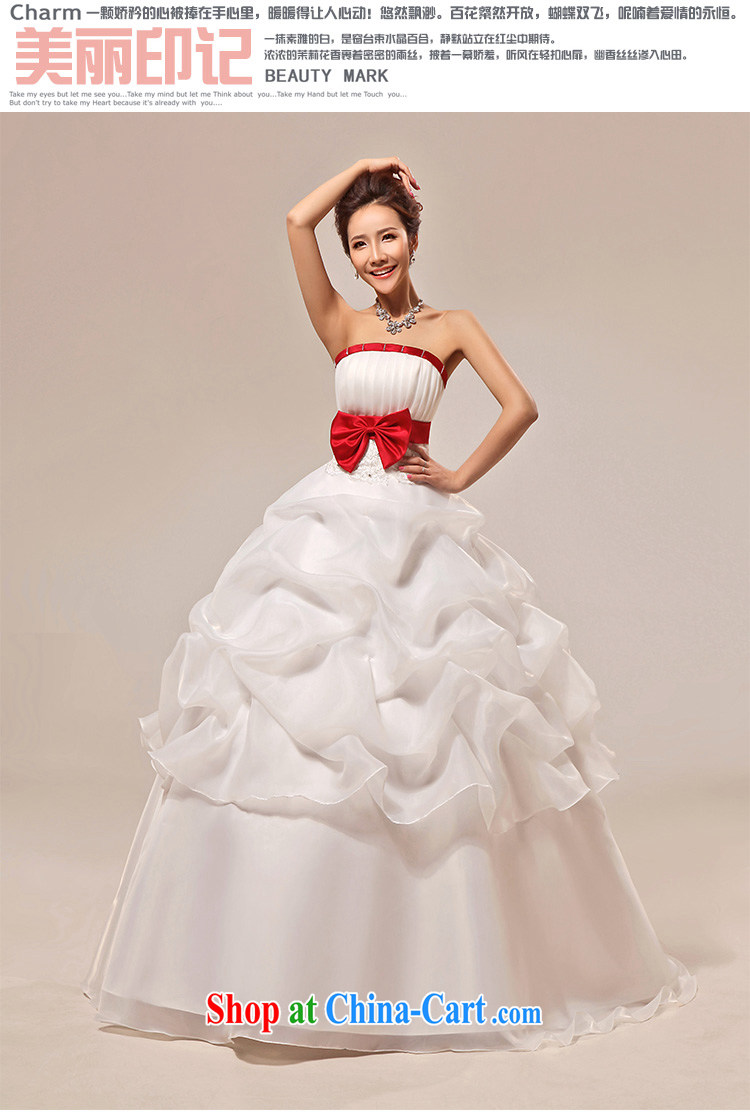 Diane M Ki new wedding dresses stylish Korean sweet Princess Mary Magdalene chest strap marriages wedding dresses white XXL pictures, price, brand platters! Elections are good character, the national distribution, so why buy now enjoy more preferential! Health