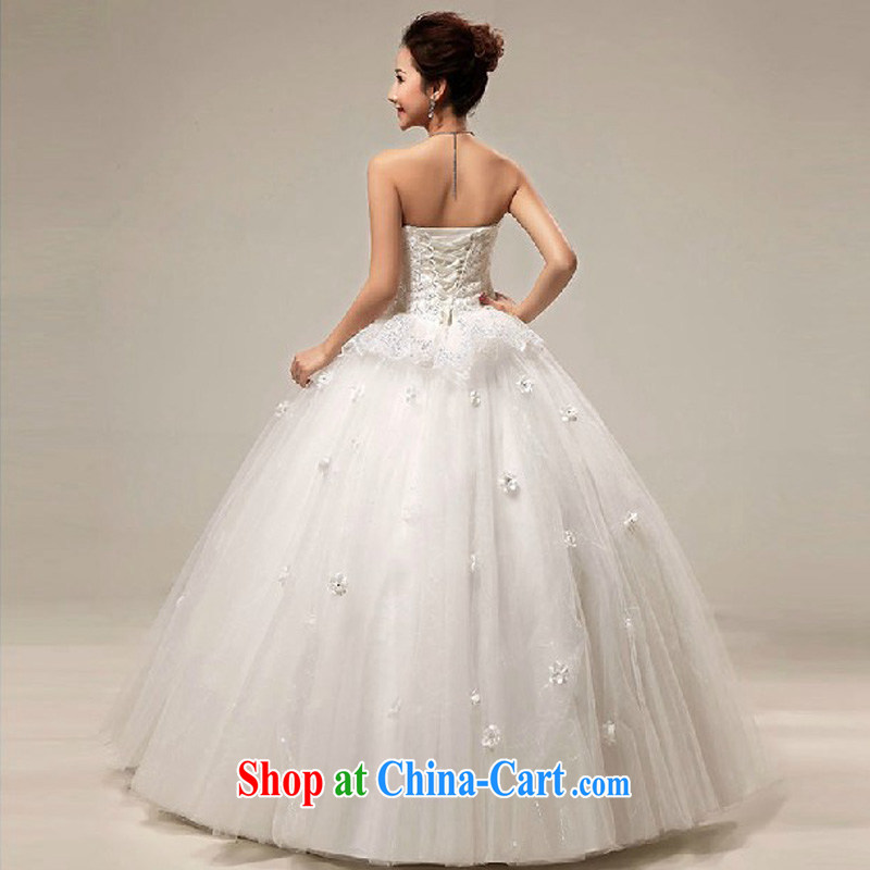 Diane M Qi 2014 new erase chest lace hotel with shaggy bridal wedding dresses white XXL, Diane M Ki, shopping on the Internet