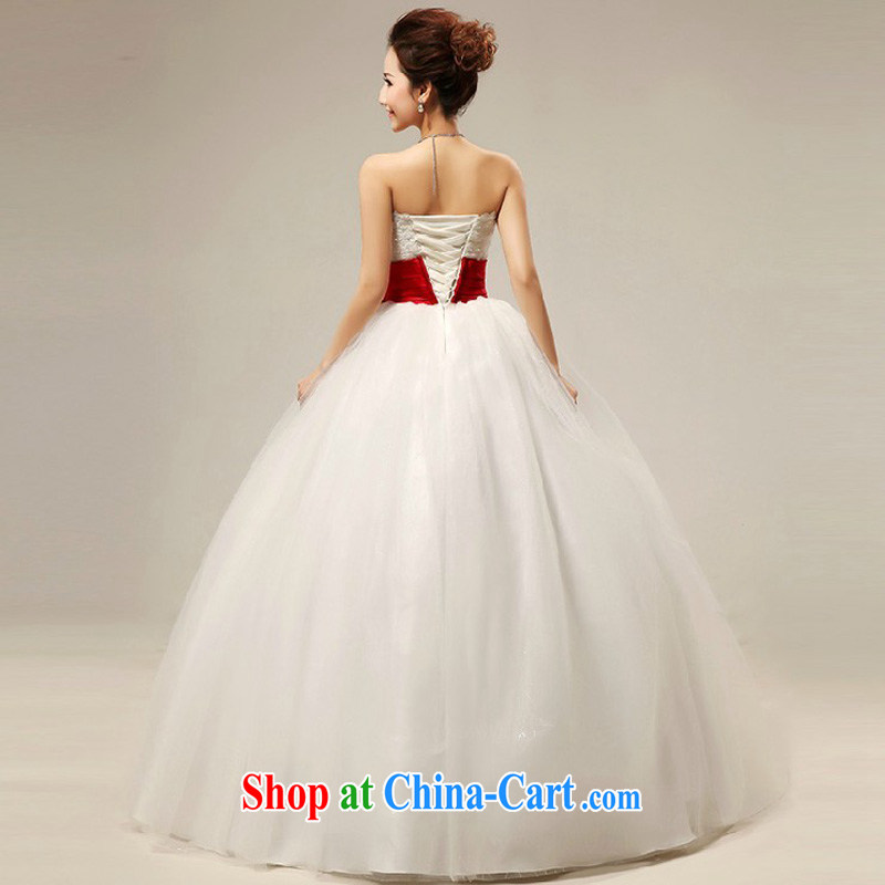 Diane M Qi 2014 sweet Bow Tie bare chest strap with brides, marriage wedding dresses wedding new white XXL, Diane M-kay, online shopping