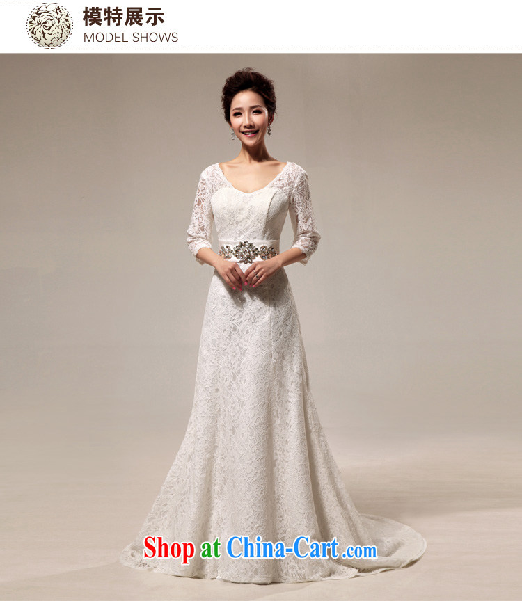 Diane M Ki wedding tail 2014 new wedding dresses small tail Princess wedding Korean sweet crowsfoot wedding white XXL pictures, price, brand platters! Elections are good character, the national distribution, so why buy now enjoy more preferential! Health