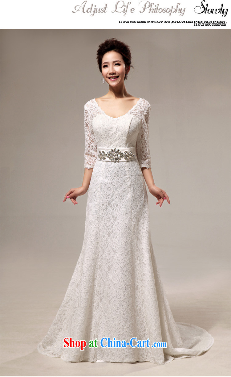 Diane M Ki wedding tail 2014 new wedding dresses small tail Princess wedding Korean sweet crowsfoot wedding white XXL pictures, price, brand platters! Elections are good character, the national distribution, so why buy now enjoy more preferential! Health