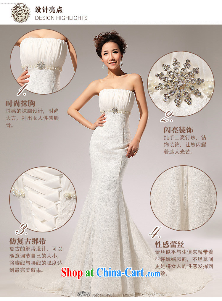 Diane M Ki Korean Princess wedding dresses 2014 new lace with the waist skirt A erase chest wedding dresses long skirt white XXL pictures, price, brand platters! Elections are good character, the national distribution, so why buy now enjoy more preferential! Health