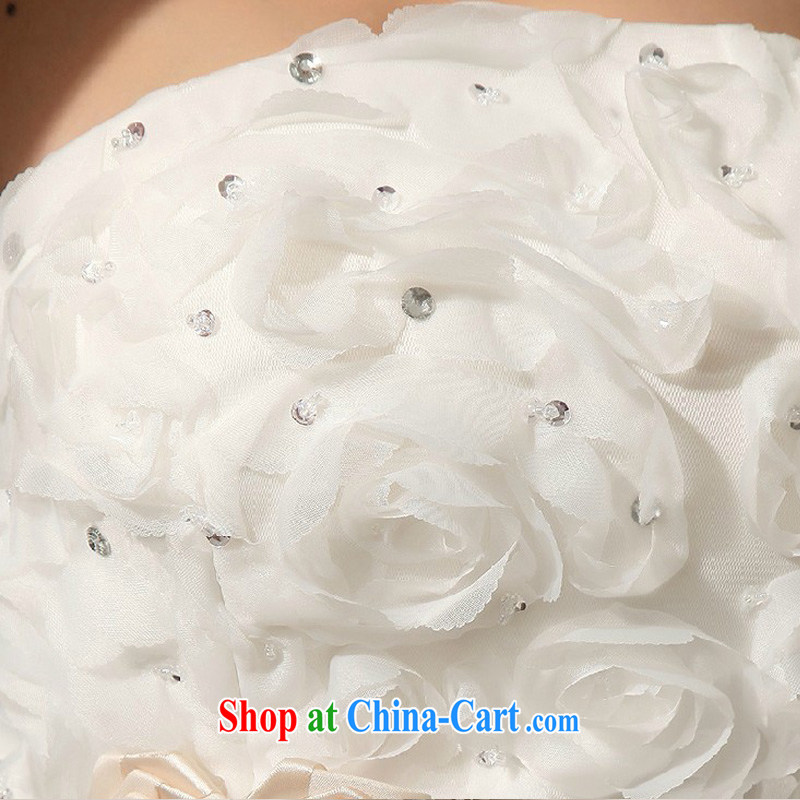 Diane M Qi 2014 New VERY WANG retro elegant sweet Mary Magdalene chest stylish wedding white XXL, Diane M-kay, shopping on the Internet