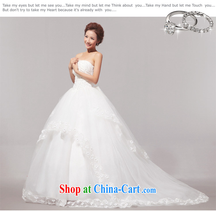 Diane M Ki wedding dresses new 2014 pregnant wedding Korean lace tail wedding wedding photography white XXL pictures, price, brand platters! Elections are good character, the national distribution, so why buy now enjoy more preferential! Health