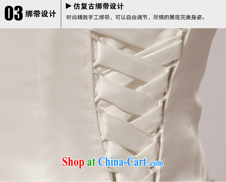 Diane M Qi 2014 spring new erase chest, short skirt is panelled drill bridesmaid dresses small lawn in front skirt short, long white XXL pictures, price, brand platters! Elections are good character, the national distribution, so why buy now enjoy more preferential! Health