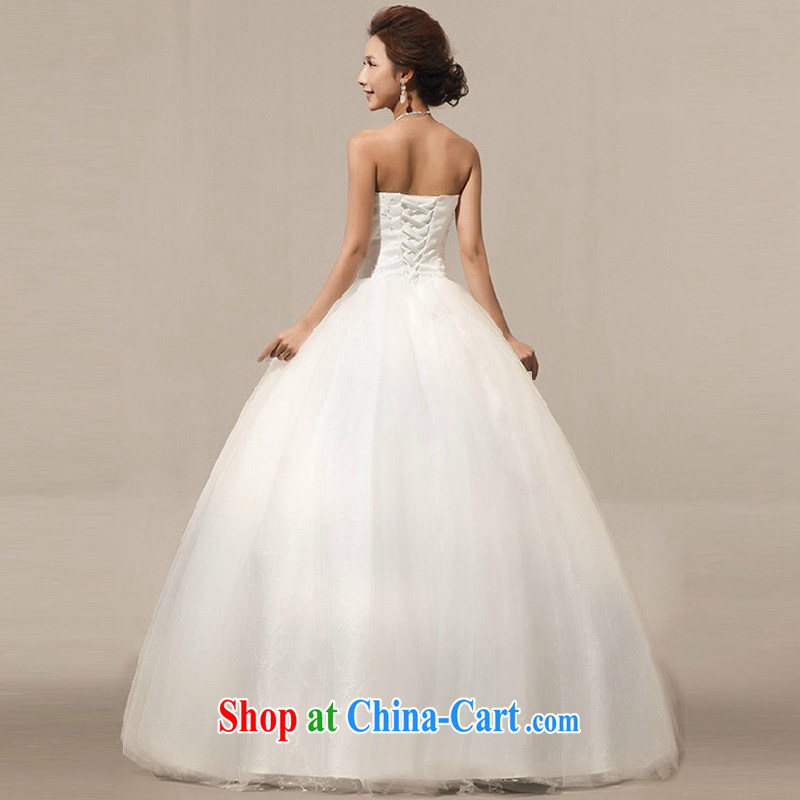 Diane M Qi 2014 new, wipe the chest shaggy skirt with tie bridal lace wedding white XXL, Diane M Ki, shopping on the Internet