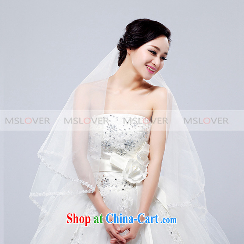 MSLover lace 1.5 M single layer short and legal wedding dresses accessories marriages and legal TS 130,703, name, Elizabeth (MSLOVER), shopping on the Internet