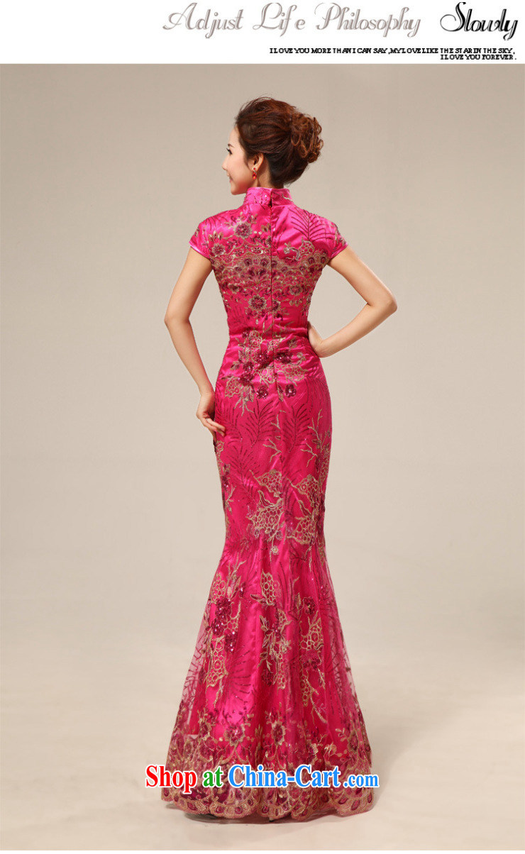 Moon 珪 guijin retro marriage ceremonies improved cheongsam wholesale hospitality service ceremonial dress cheongsam dress summer 67 stylish red XXL from Suzhou shipping pictures, price, brand platters! Elections are good character, the national distribution, so why buy now enjoy more preferential! Health