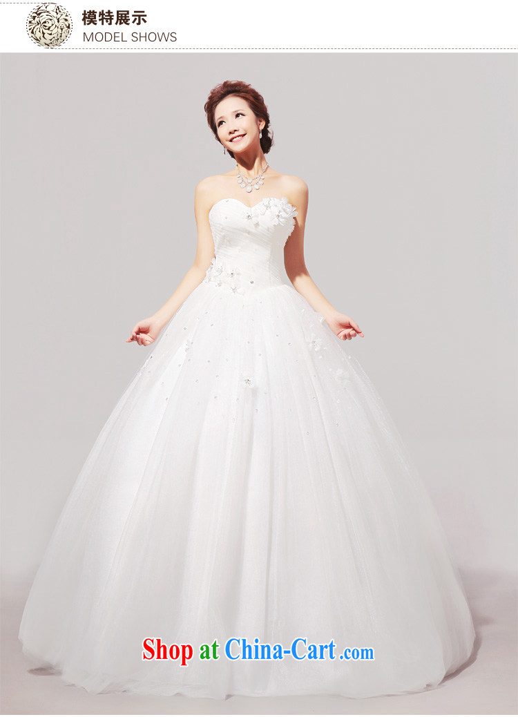 Diane M Qi 2014 New on the new Manual flowers large skirts bridal Korean wedding dresses white XXL pictures, price, brand platters! Elections are good character, the national distribution, so why buy now enjoy more preferential! Health