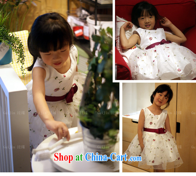 Moon 珪 guijin Princess skirt dress girls summer dress Princess dress girls Korean take children's wear girls' performances serving small dress T 45 ivory 8 from Suzhou shipping pictures, price, brand platters! Elections are good character, the national distribution, so why buy now enjoy more preferential! Health