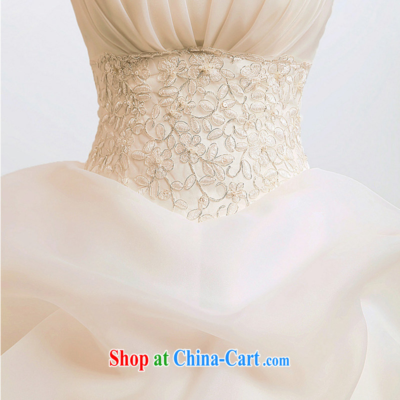 Diane M Ki Korean wedding dresses new 2014 wiped his chest to Princess graphics thin shaggy spring wedding 8 layer Platinum Edition white XXL, Diane M Ki, shopping on the Internet