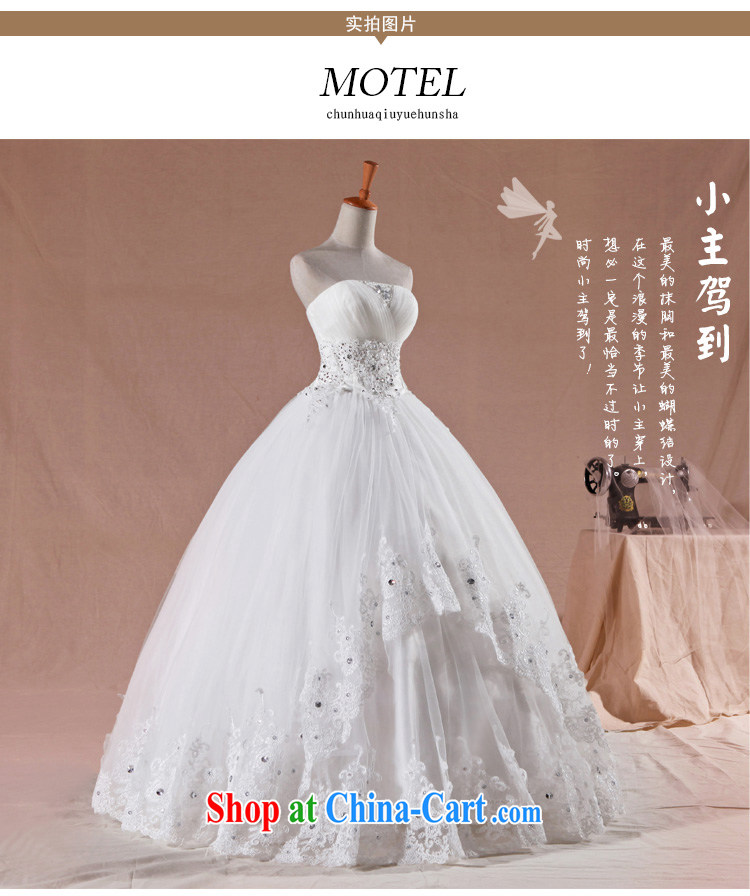 Diane M Ki wedding dresses new 2014 lace bare chest wedding Korean Princess wedding dress white XXL pictures, price, brand platters! Elections are good character, the national distribution, so why buy now enjoy more preferential! Health