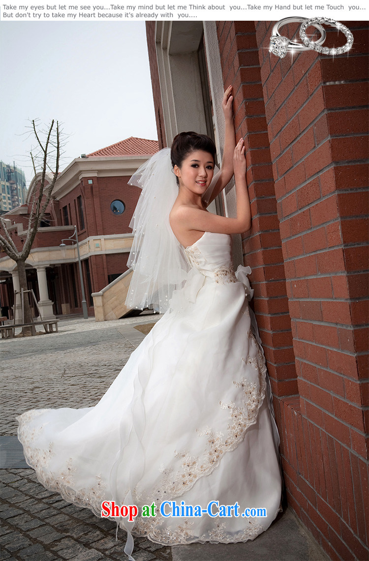 Diane M Ki wedding dresses new 2014 with wedding Mary Magdalene chest Korean Princess graphics thin European root yarn upscale wedding white M pictures, price, brand platters! Elections are good character, the national distribution, so why buy now enjoy more preferential! Health