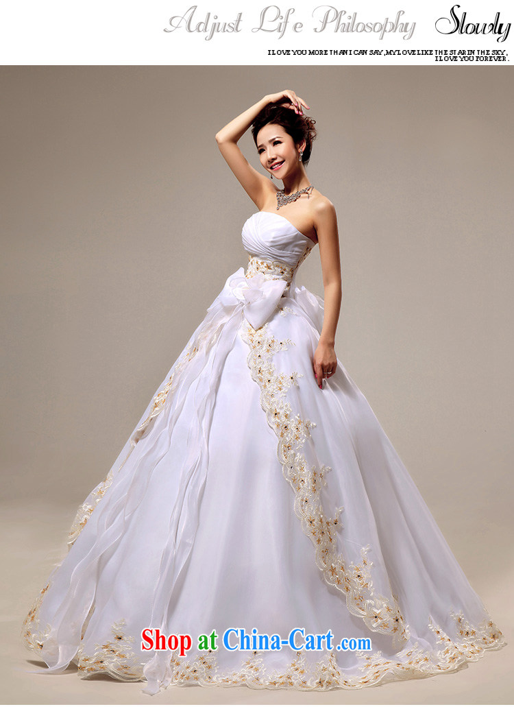 Diane M Ki wedding dresses new 2014 with wedding Mary Magdalene chest Korean Princess graphics thin European root yarn upscale wedding white M pictures, price, brand platters! Elections are good character, the national distribution, so why buy now enjoy more preferential! Health