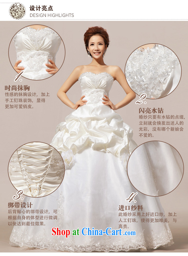 Diane M Ki wedding dresses new 2014 Korean sweet Princess Mary Magdalene chest wedding vera wang Wang Wei style 10 storey Platinum Edition L pictures, price, brand platters! Elections are good character, the national distribution, so why buy now enjoy more preferential! Health