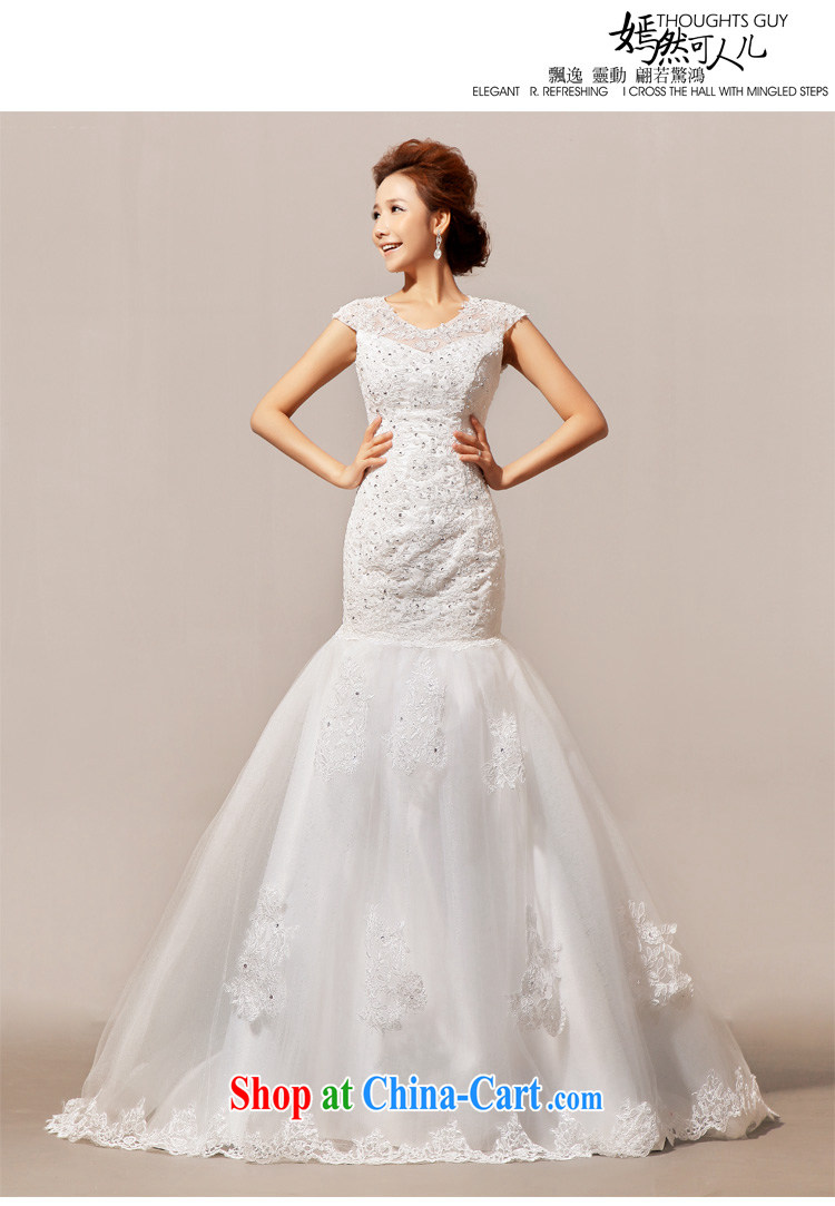 Diane M Qi 2014 new Angel lace, small tail married Yi wedding dresses white XXL pictures, price, brand platters! Elections are good character, the national distribution, so why buy now enjoy more preferential! Health