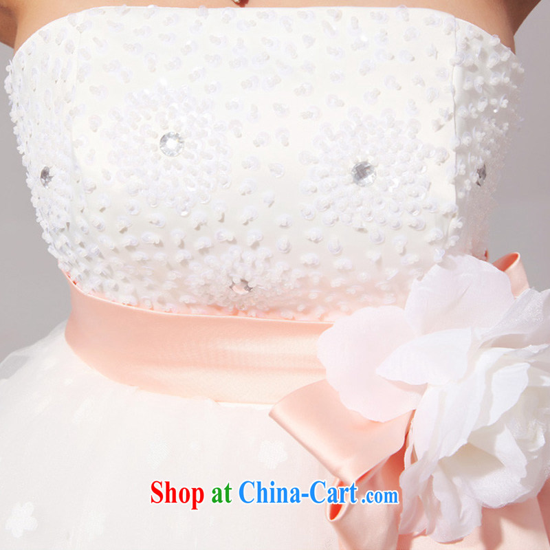 Diane M Qi 2014 new sweet pregnant larger Korean wedding wedding dress wiped chest wedding white XXL, Diane M Ki, shopping on the Internet